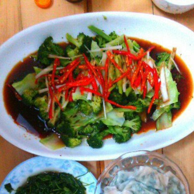 豉油白灼西兰花