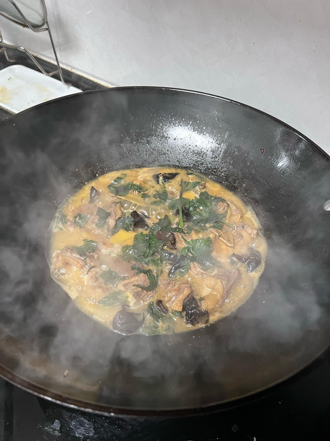 紫苏焖水鸭（粤菜）