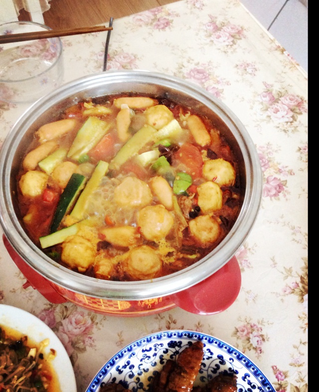 自制麻辣重庆火锅