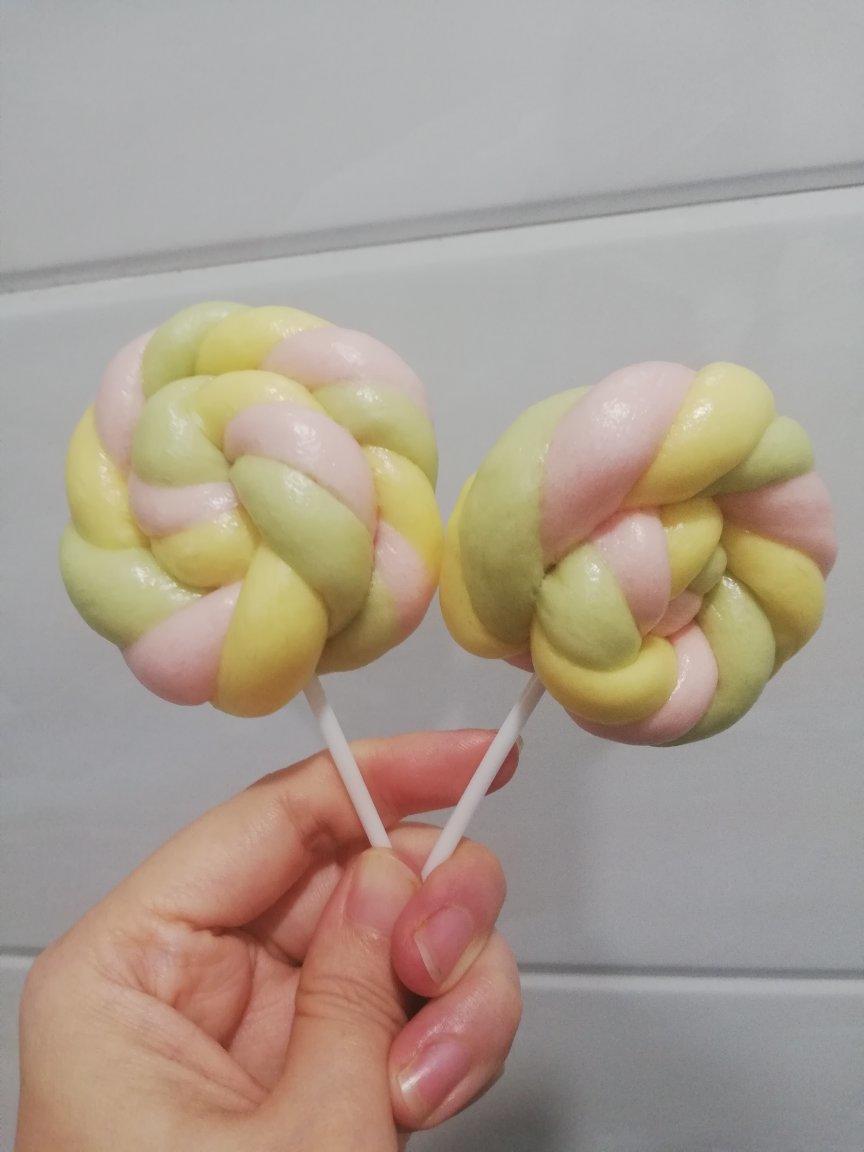 可爱造型馒头 梦幻棒棒糖🍭请你吃要嘛😚