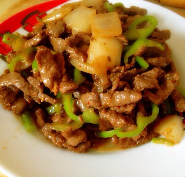 孜然牛肉粒