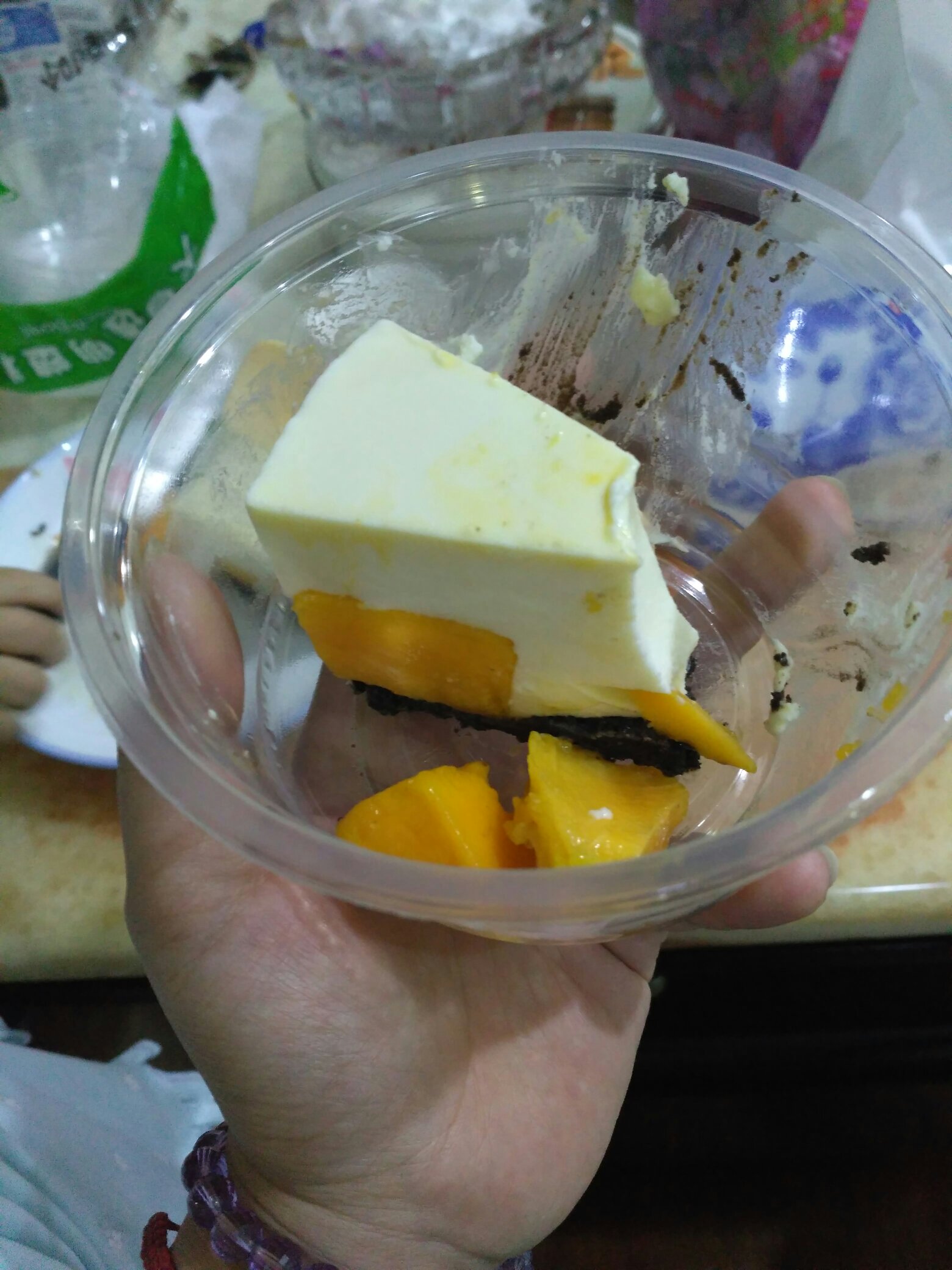 芒果酸奶冻芝士蛋糕的做法 步骤7