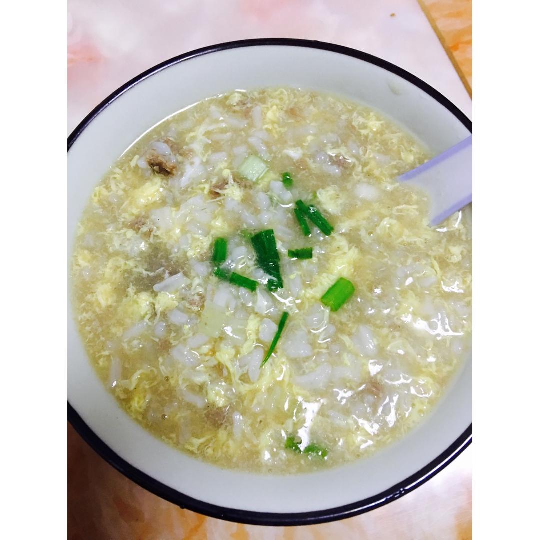 牛肉蛋花粥
