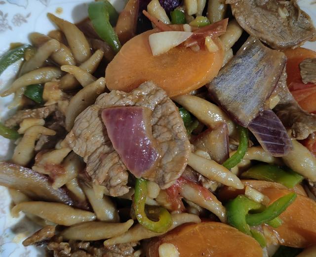 牛肉炒面的做法