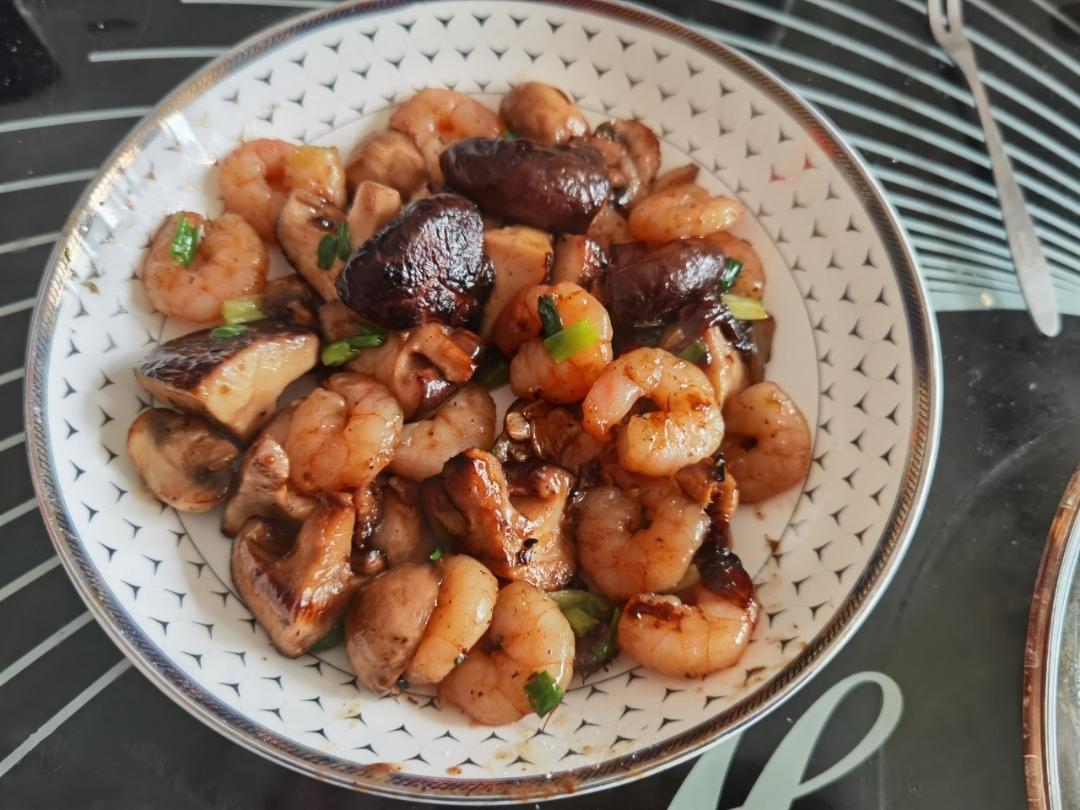 蒜蓉蘑菇虾仁