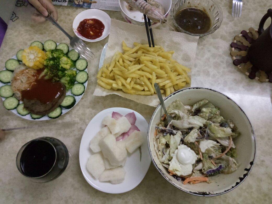 两个人的简单西餐