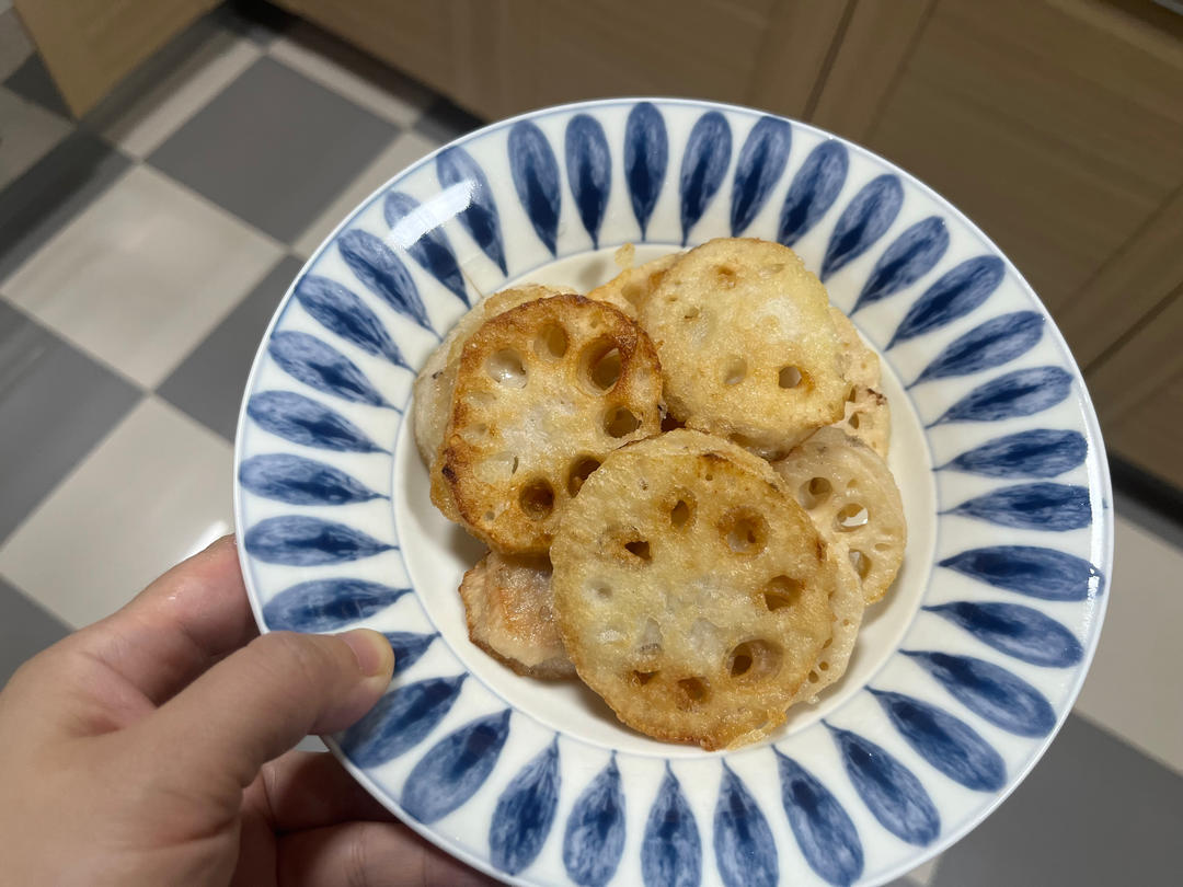 炸藕夹(素)教你做酥脆不夹肉的素炸藕夹