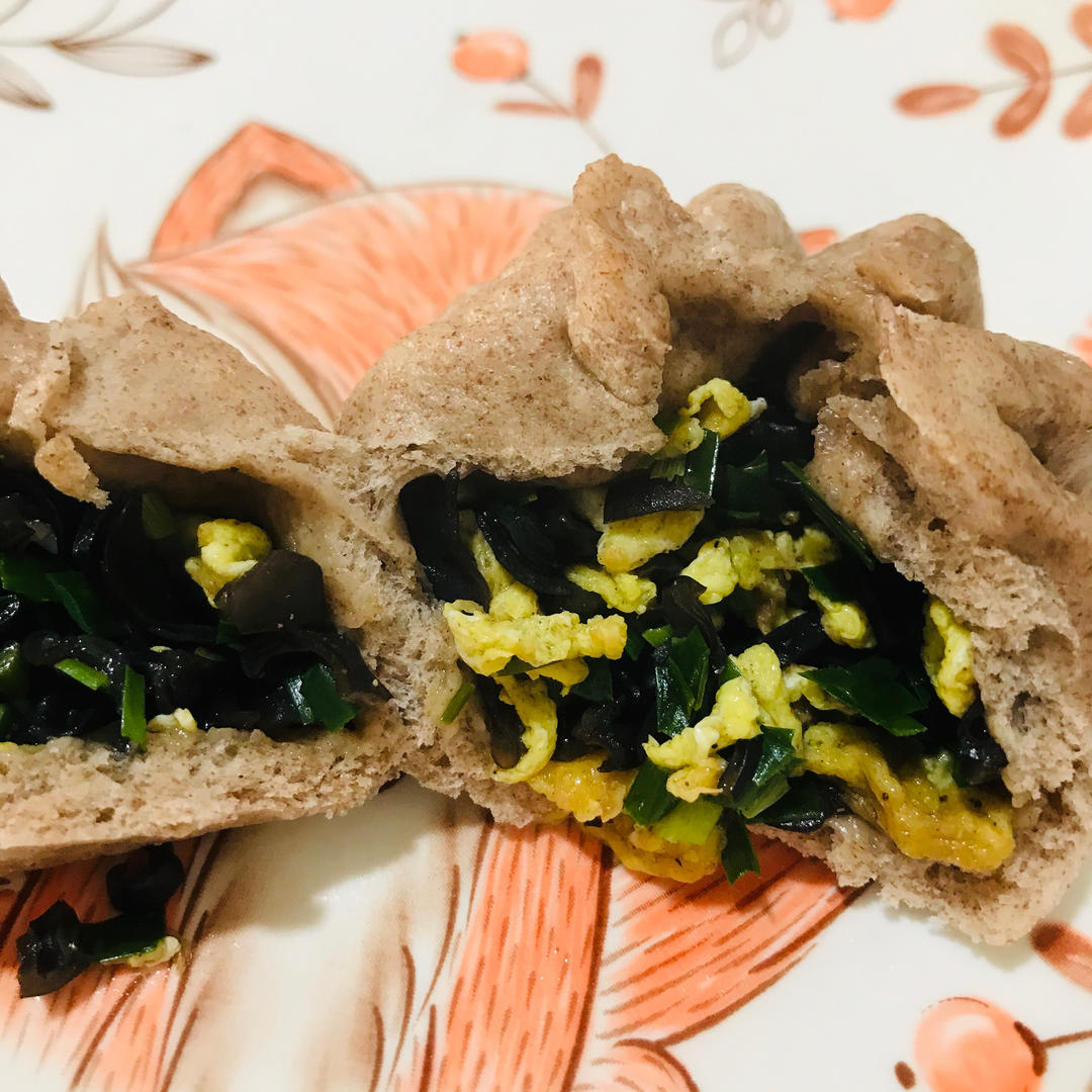 减脂黑全麦时蔬包