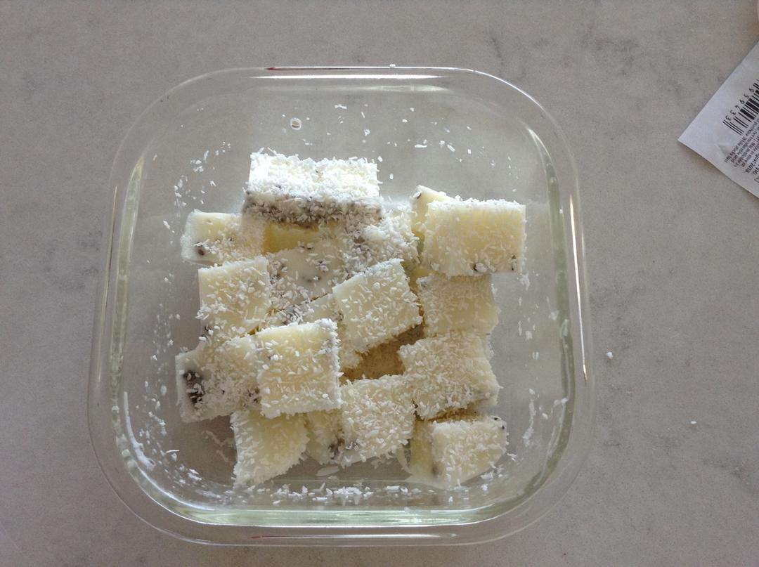 [无奶油]椰奶冻/椰丝小方