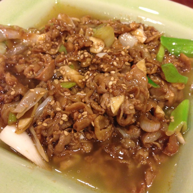 葱爆羊肉
