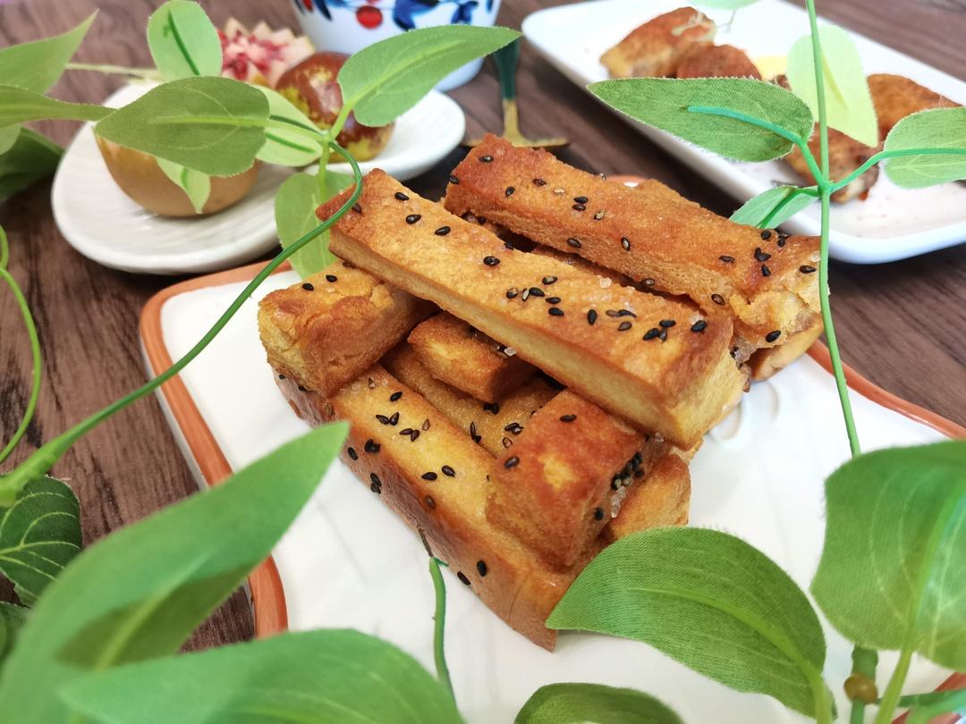 酥脆超好吃❗️蜂蜜黄油吐司片