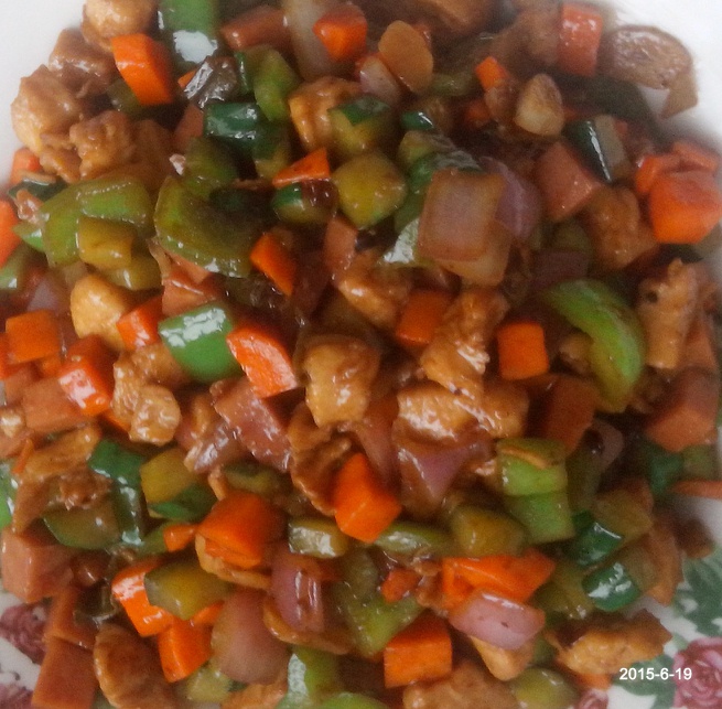 家庭改良版宫爆鸡丁