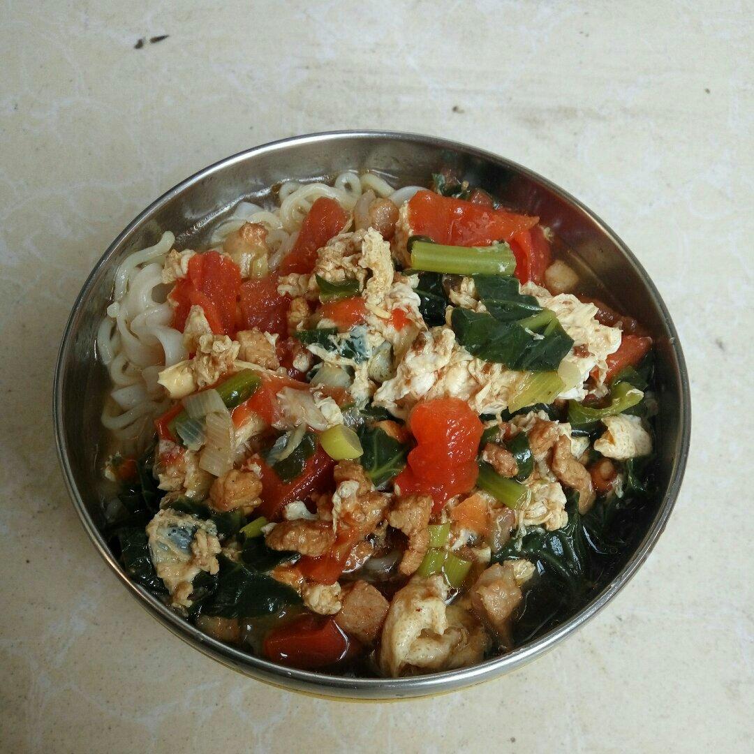 简单早饭西红柿鸡蛋挂面
