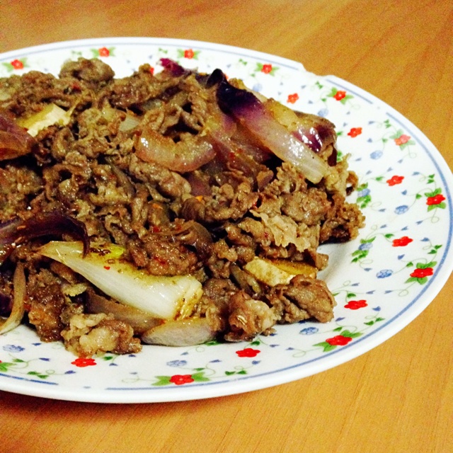 孜然羊肉片