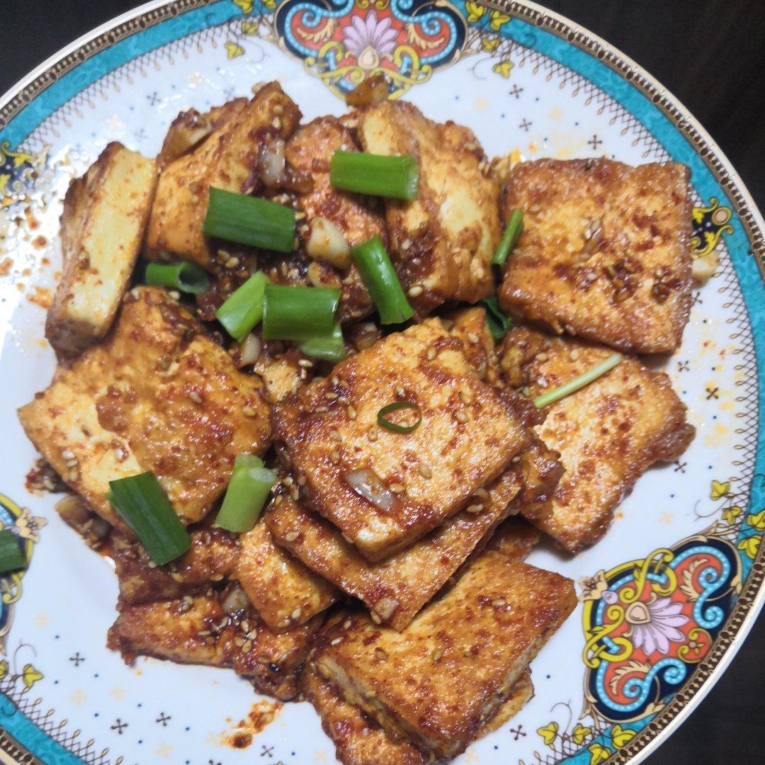 香煎孜然豆腐