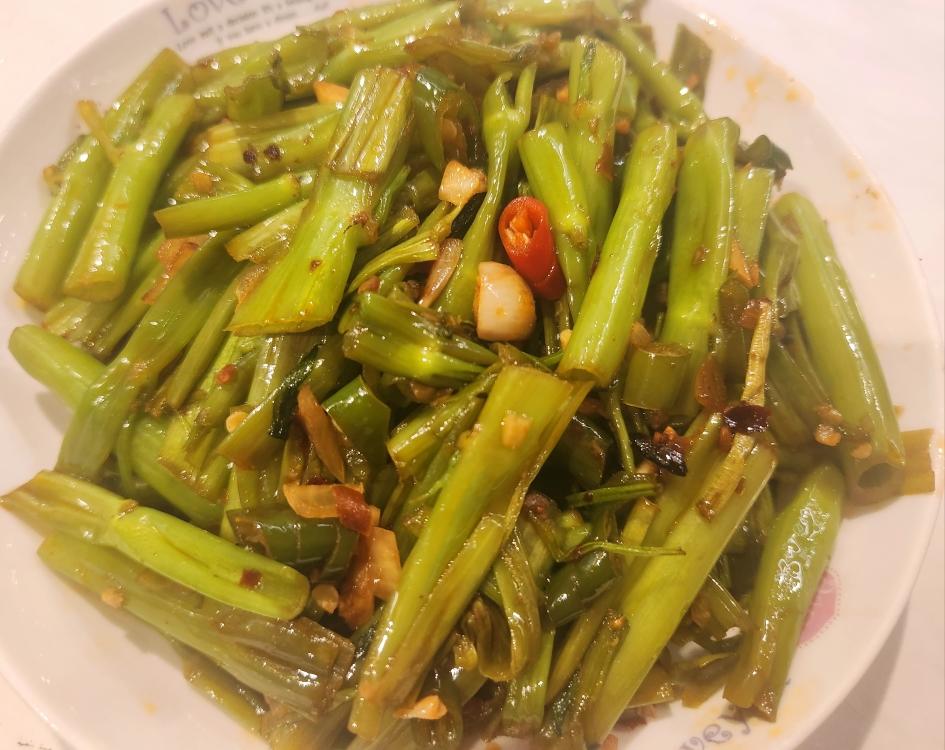 空心菜的天花板，香迷糊了🤣🤣下饭神器～