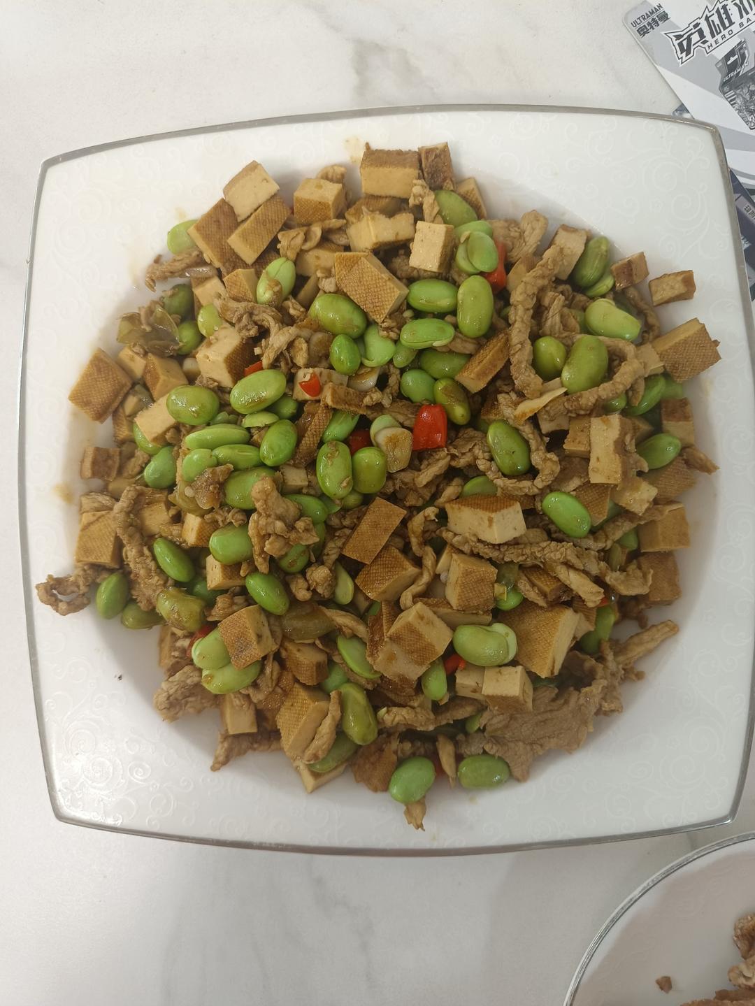 毛豆炒香干｜家常小炒
