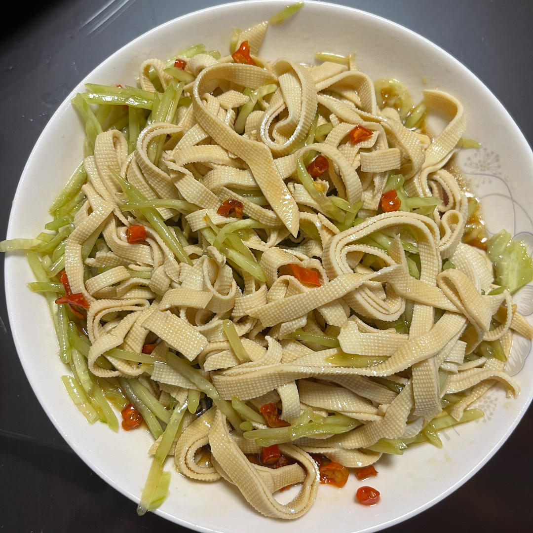 拌豆腐皮