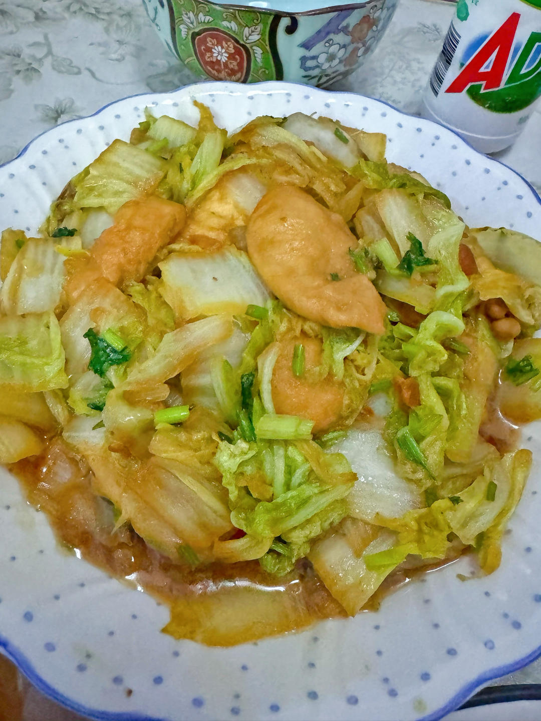 面筋烧白菜