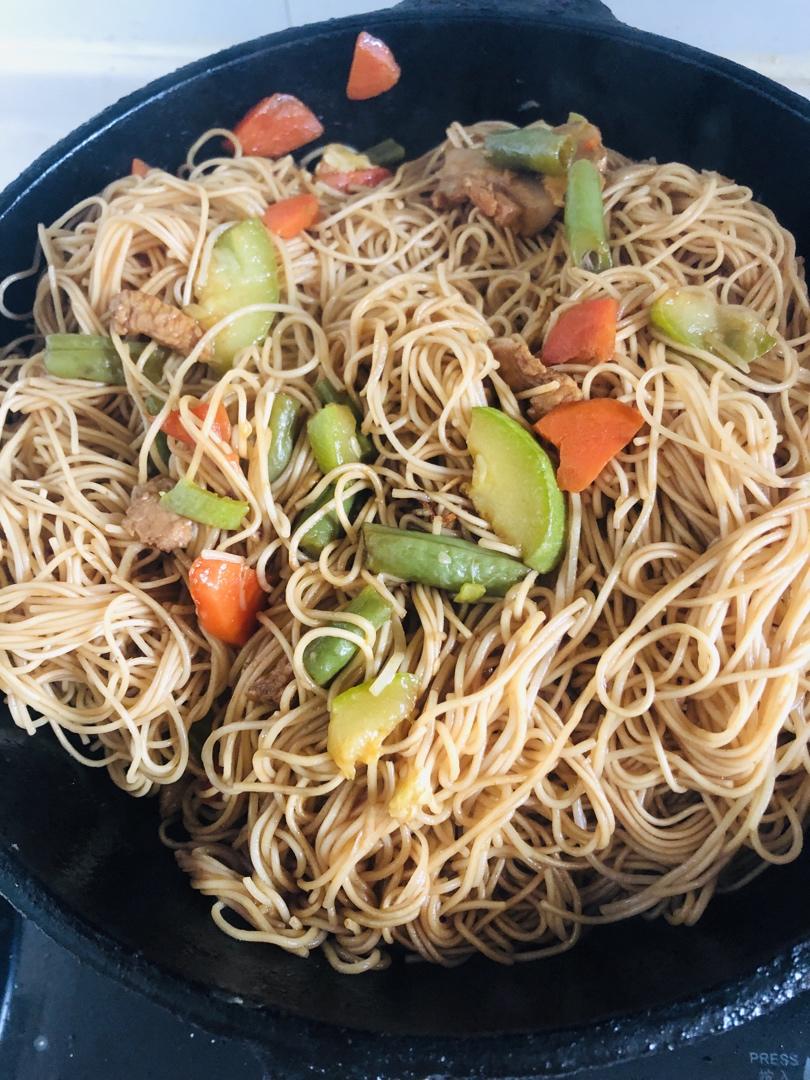 挂面版「河南豆角焖面」