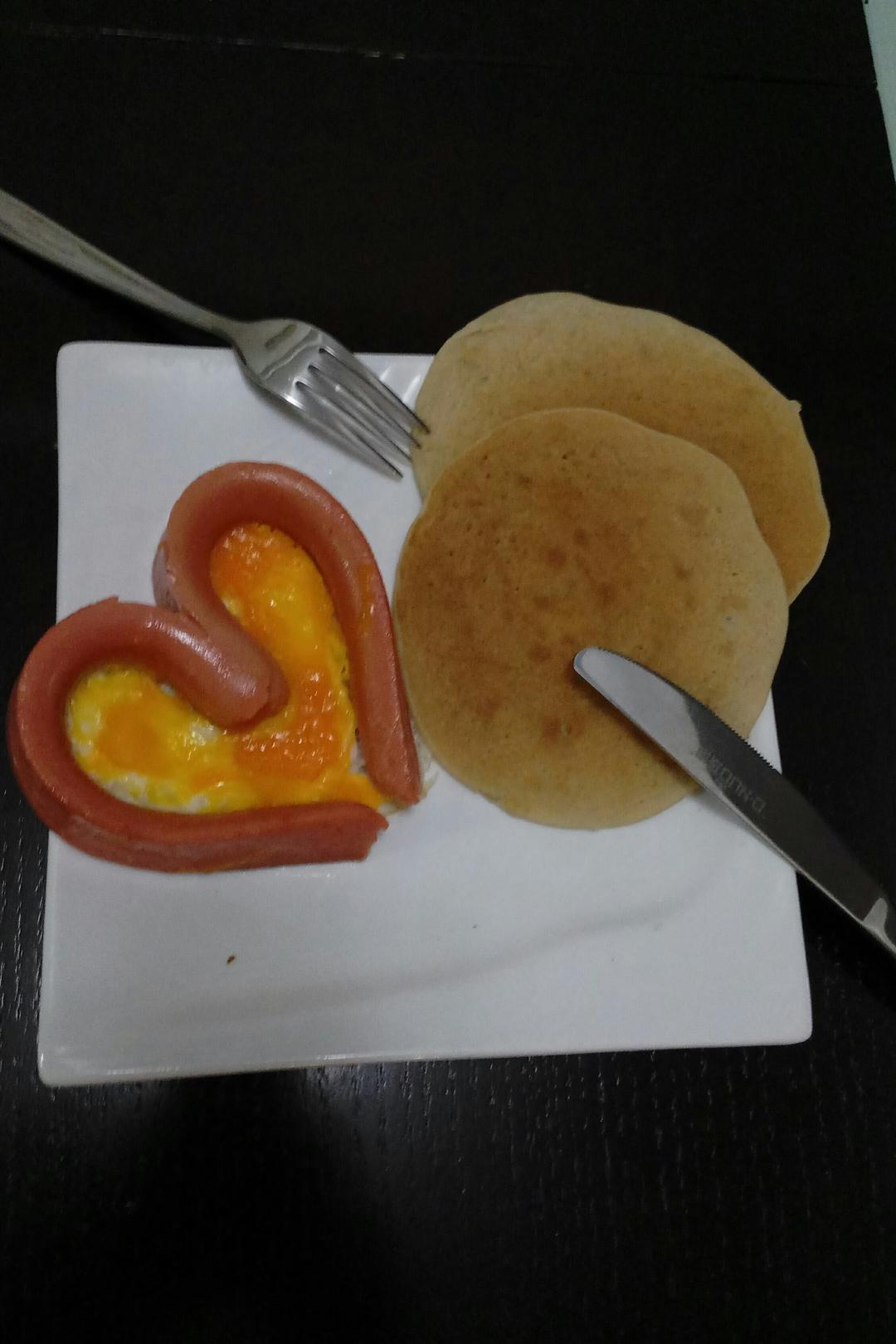 爱心早餐。