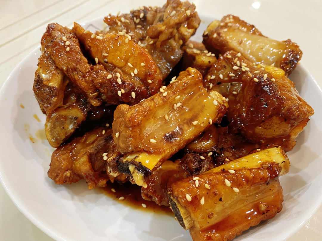 糖醋排骨/糖醋小排（不放油）（12345口诀做出正宗上海本帮）