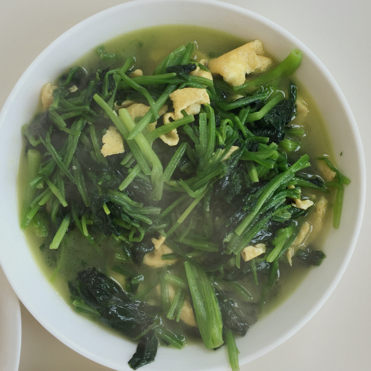 菠菜炒鸡蛋