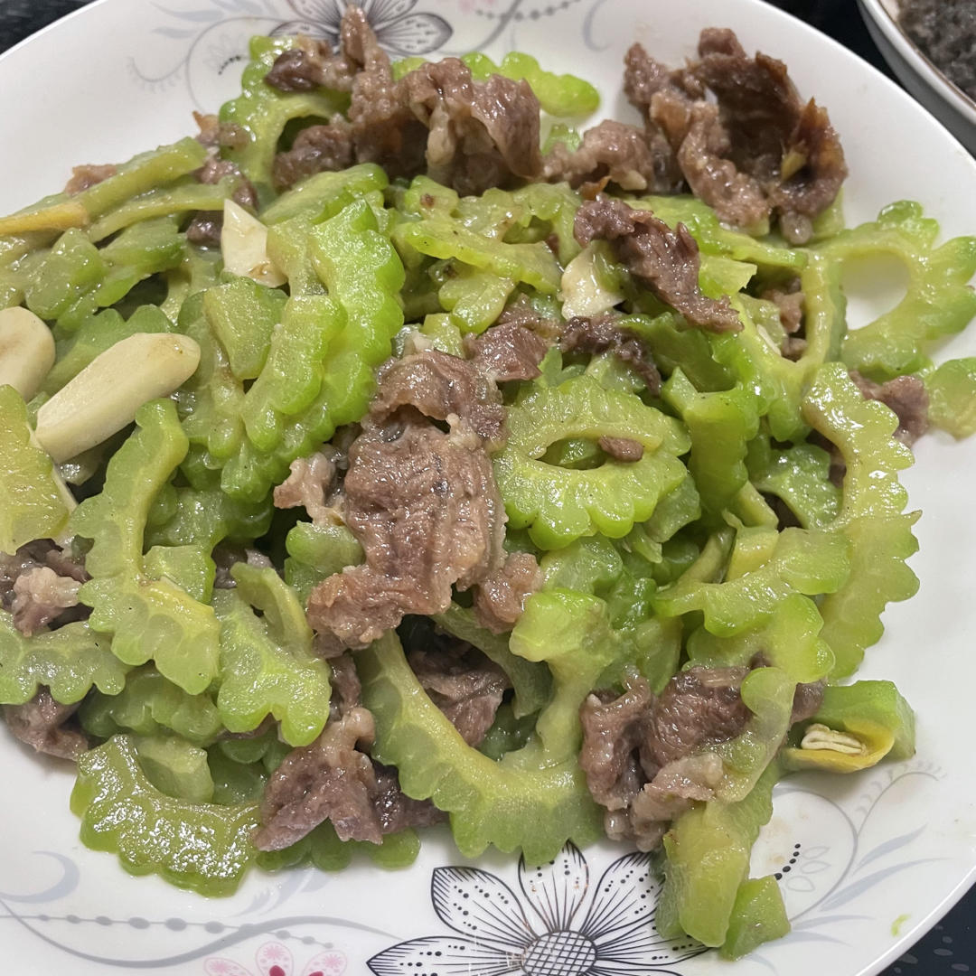 经典粤菜凉瓜牛肉