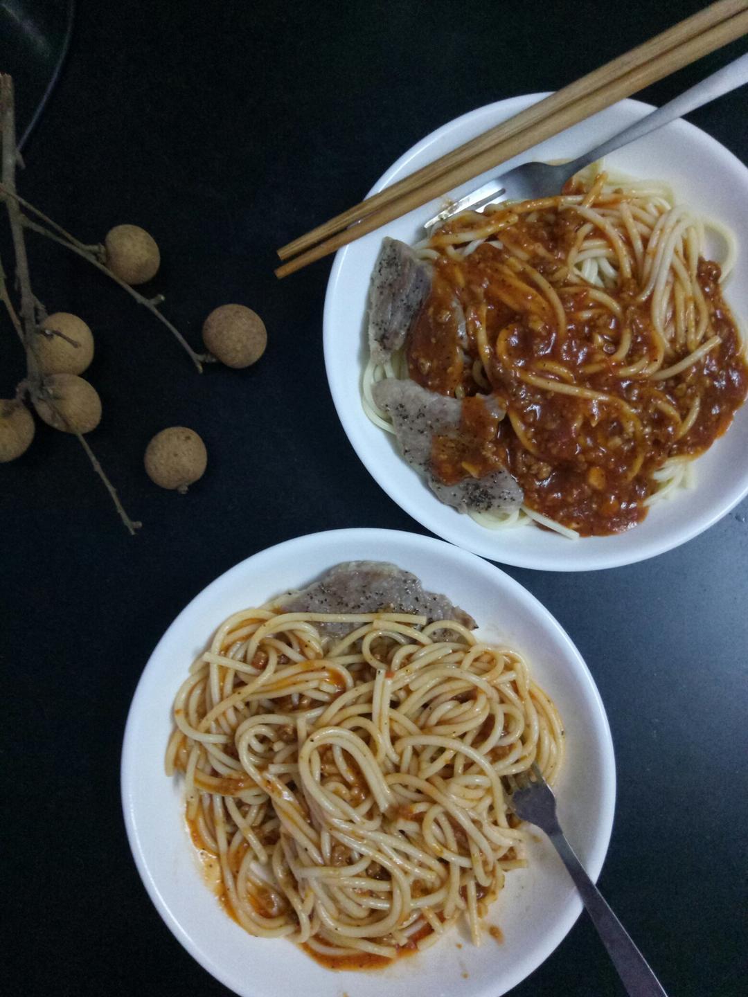 番茄肉酱意面