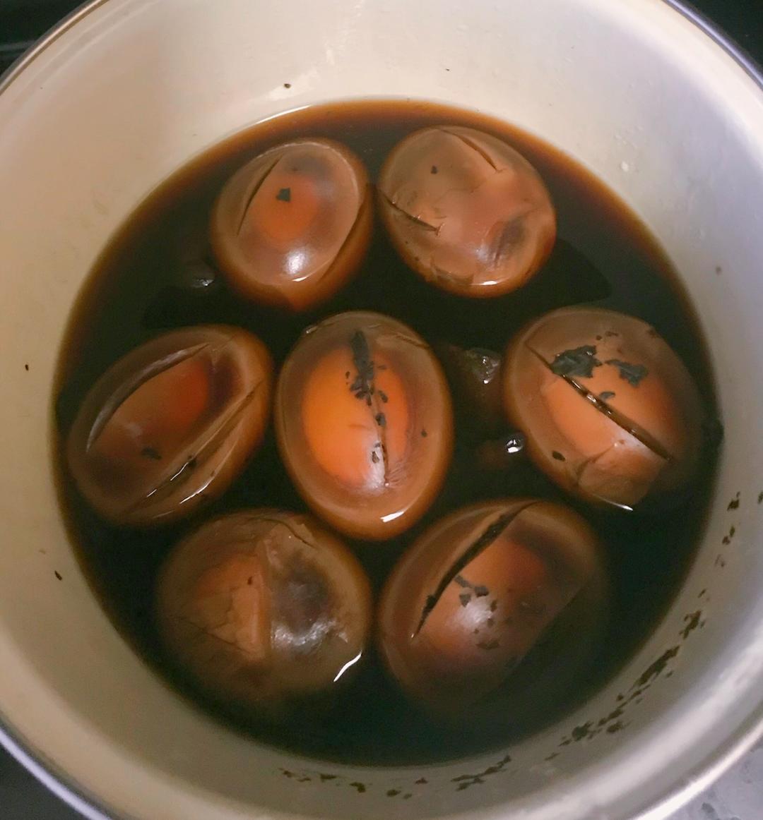 很入味的五香茶叶蛋