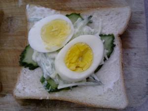 青瓜鸡蛋三明治的做法 步骤8