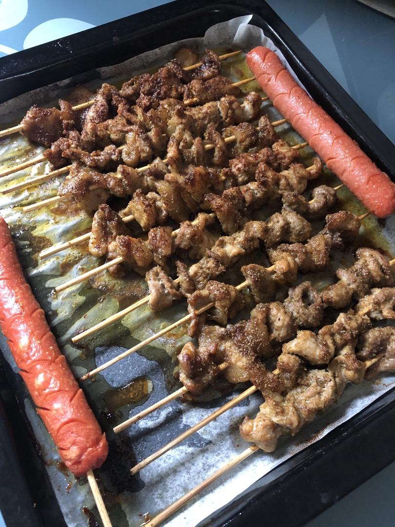 烤箱版烤肉串