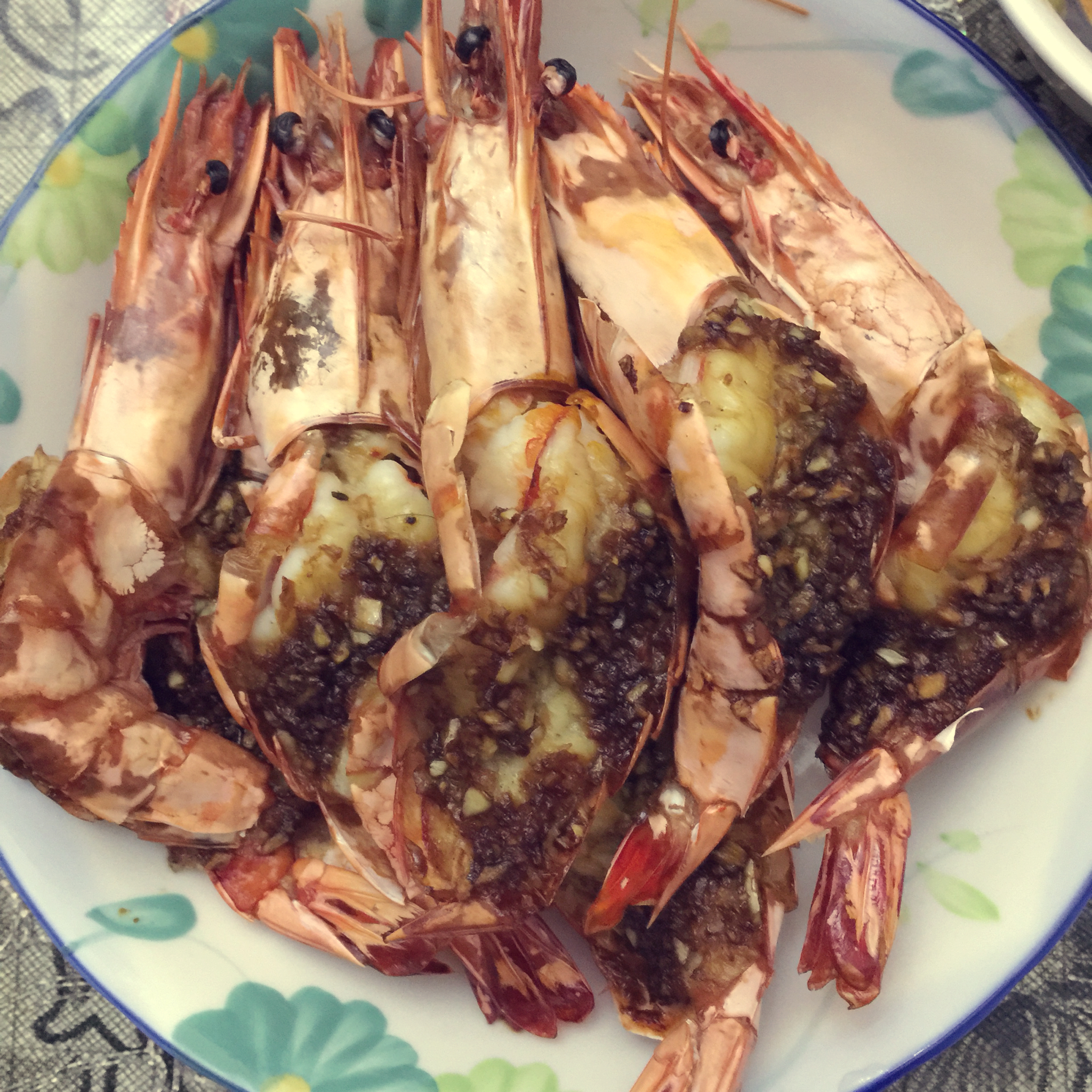 蒜蓉烤虾