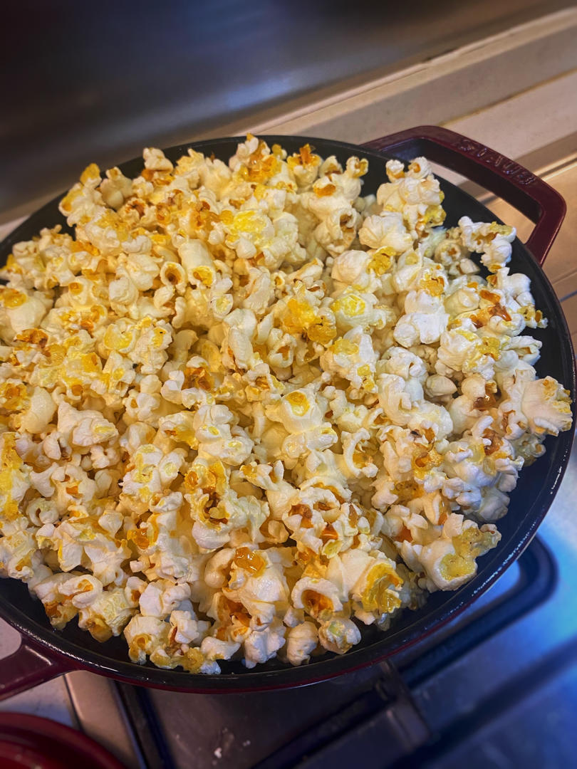 一招搞定小朋友的黄油焦糖爆米花，简单又好吃