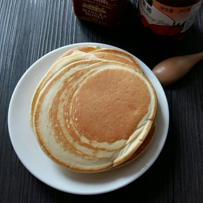 超级简单pancake【无黄油健康版】