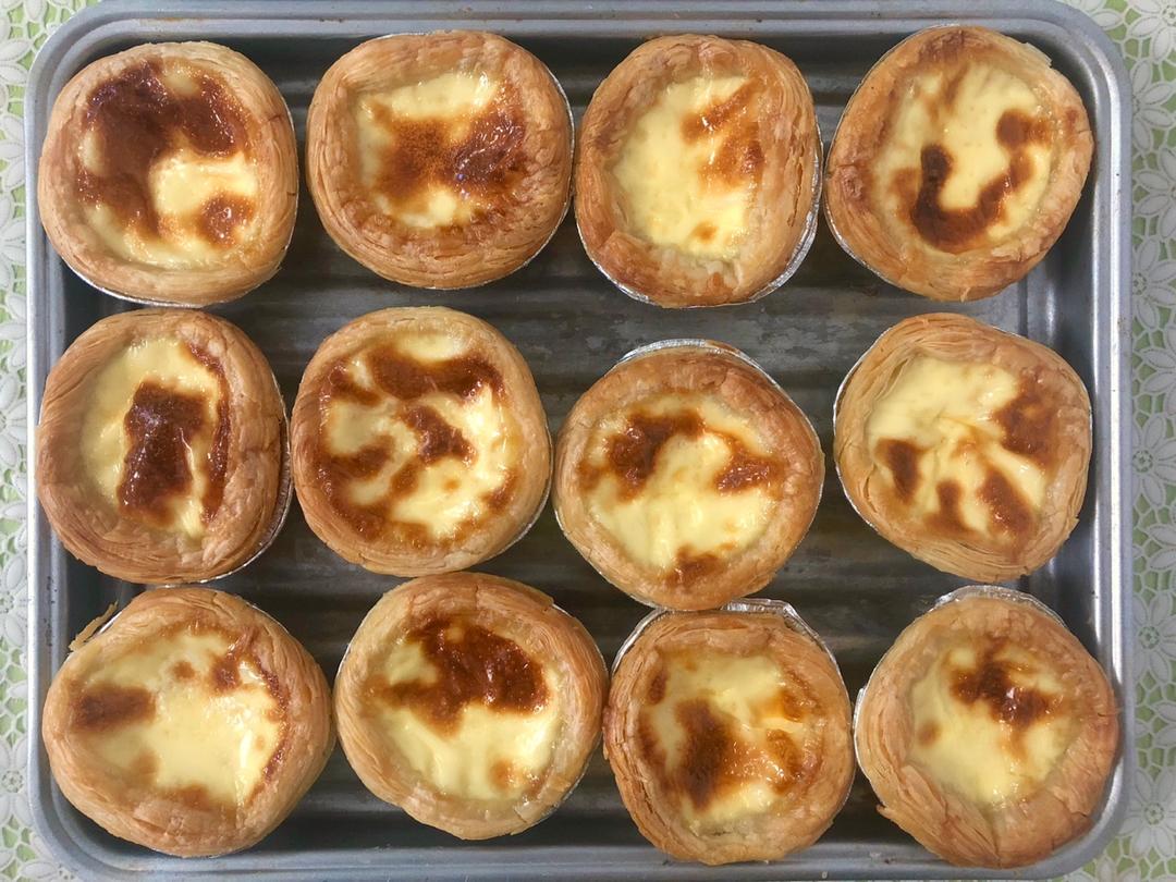 全蛋蛋挞，蛋挞液刚刚好够12个的神秘配方
