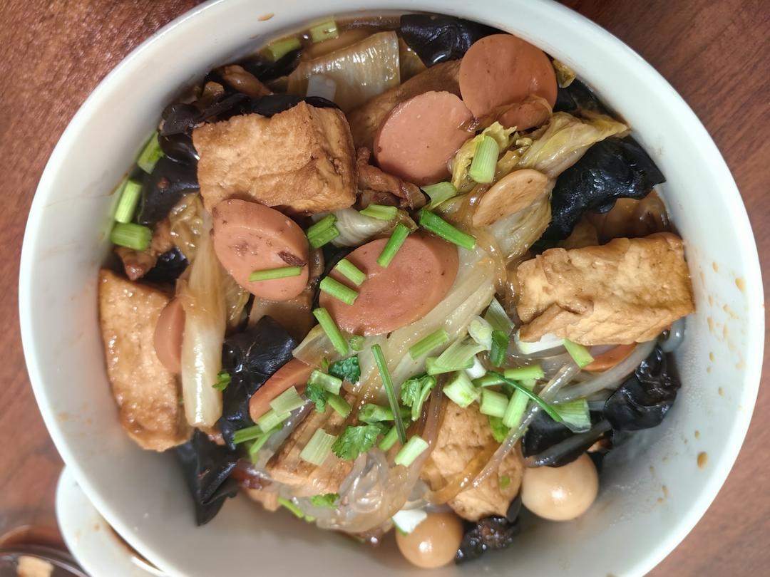 白菜豆腐煲