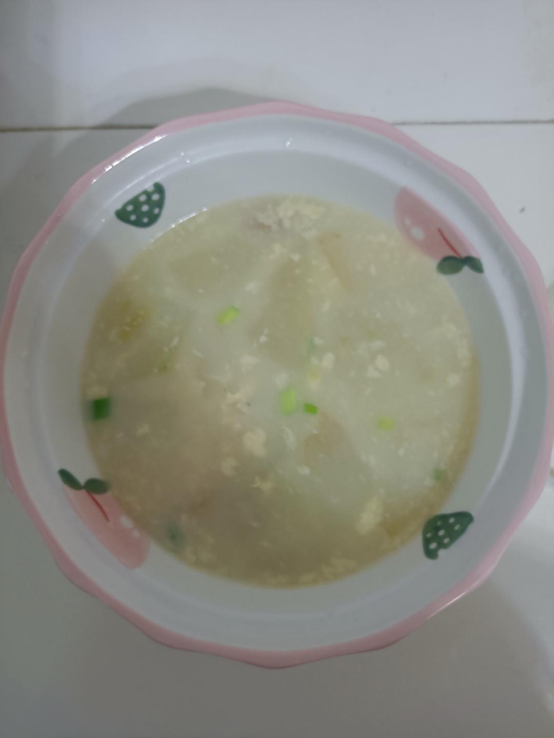 冬瓜虾皮鸡蛋汤