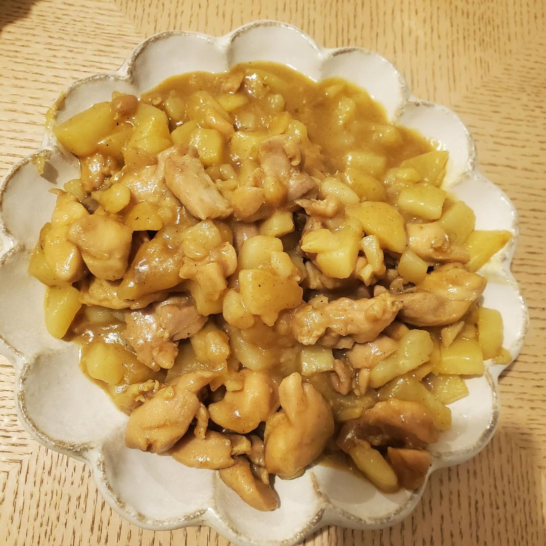 土豆咖喱鸡肉