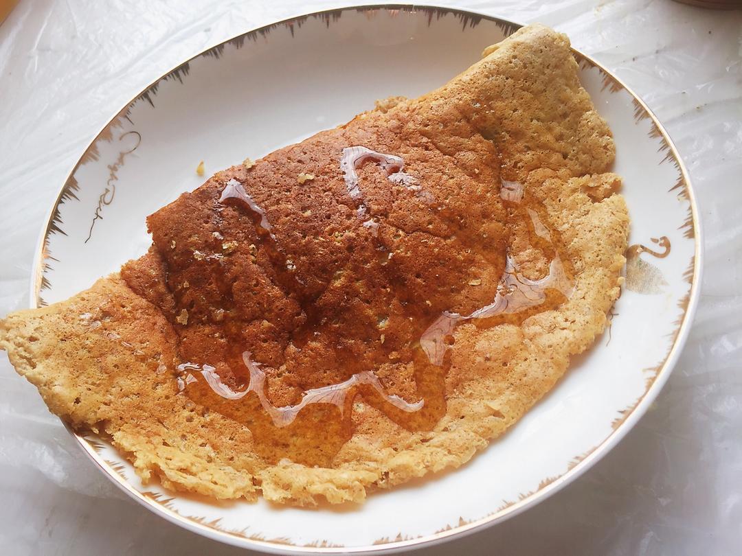 燕麦鸡蛋饼~快手早餐