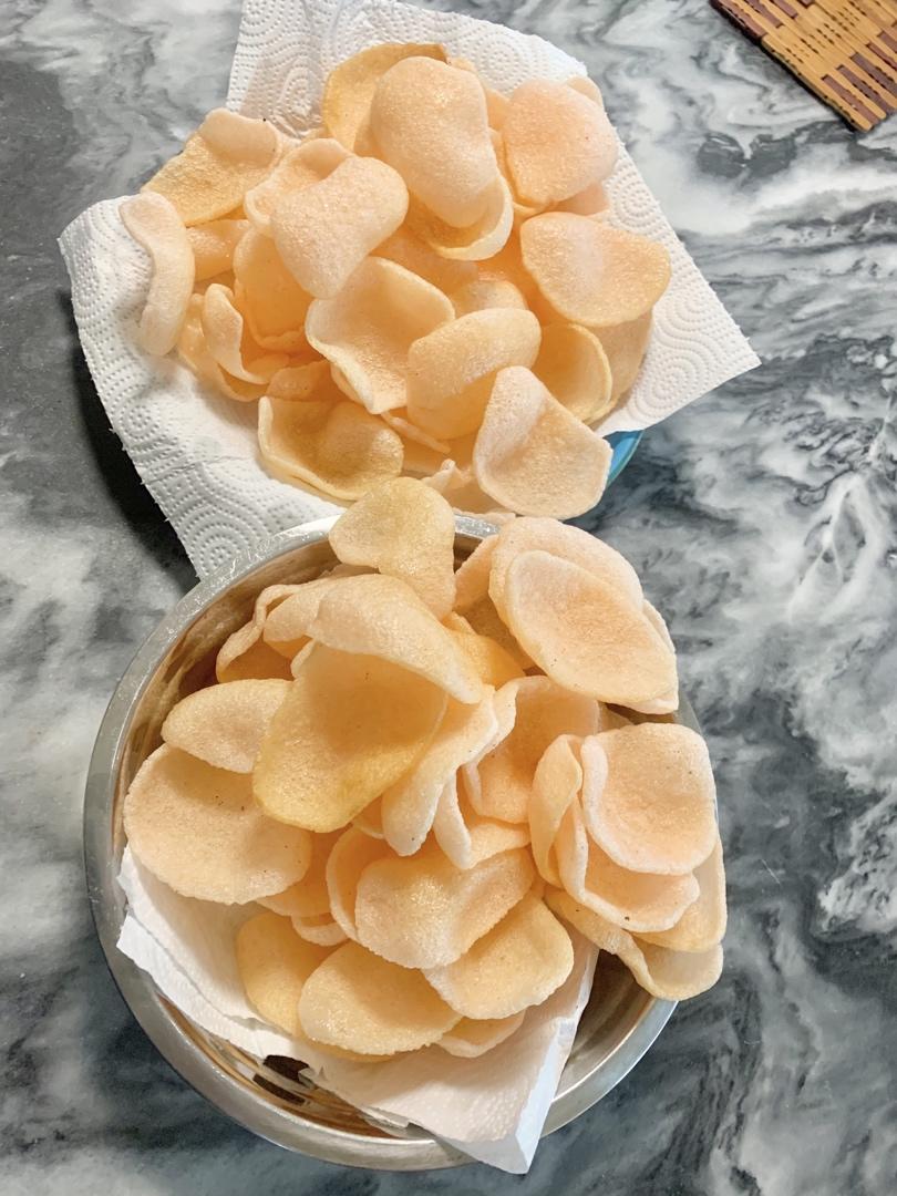 炸虾片，技巧篇（看视频）