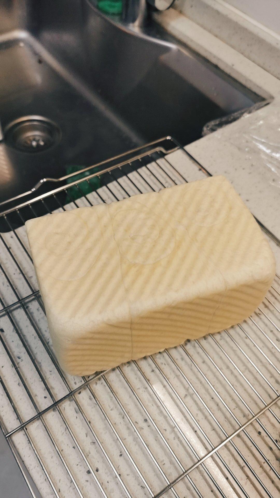 超软拉丝牛奶吐司🍞一次发酵