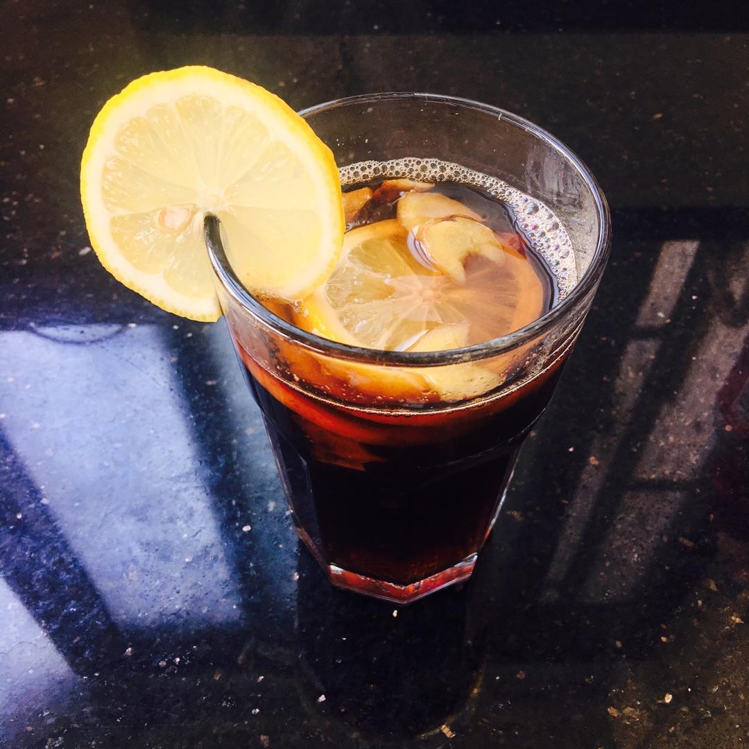 jyq做的柠檬可乐生姜茶