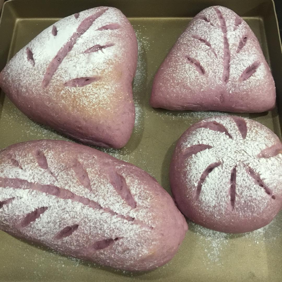 蛋黄芋泥肉松麻薯欧软包（黑麦欧软）软欧包-无需手套膜，低糖少油健康版