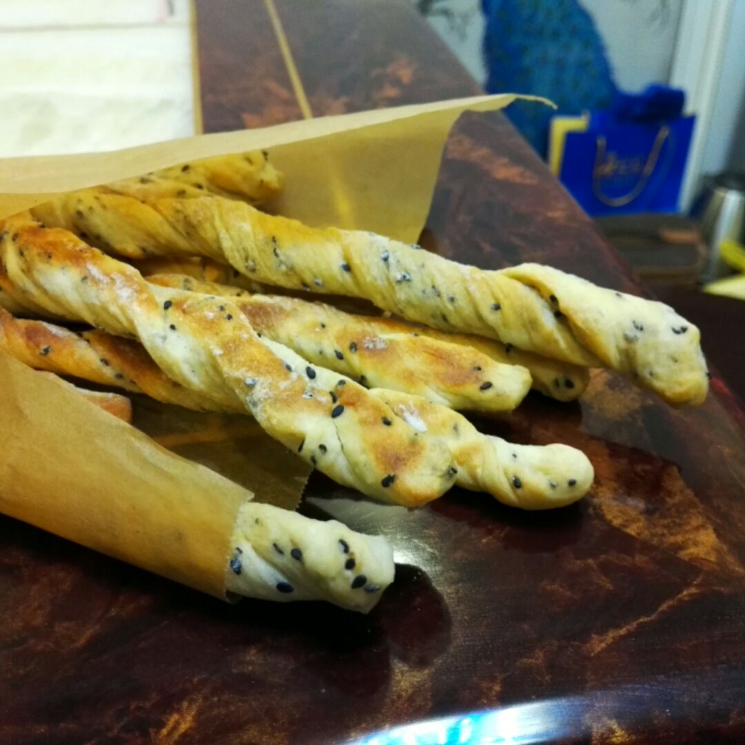 香甜芝麻面包棒~超级简单快手