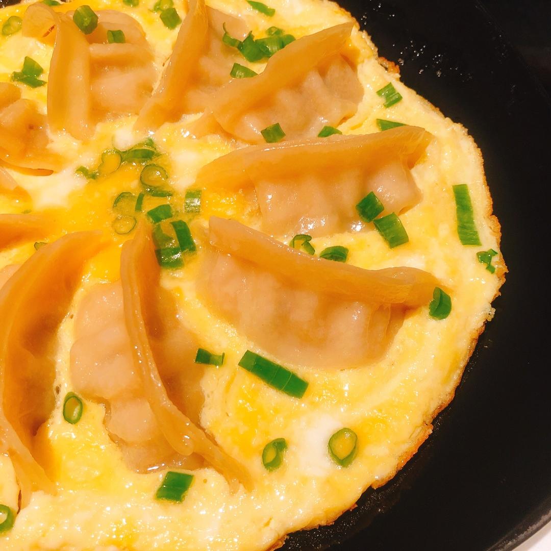 懒人快手抱蛋煎饺