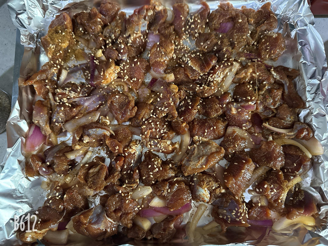 巨好吃的羊肉烤串（烤箱版）