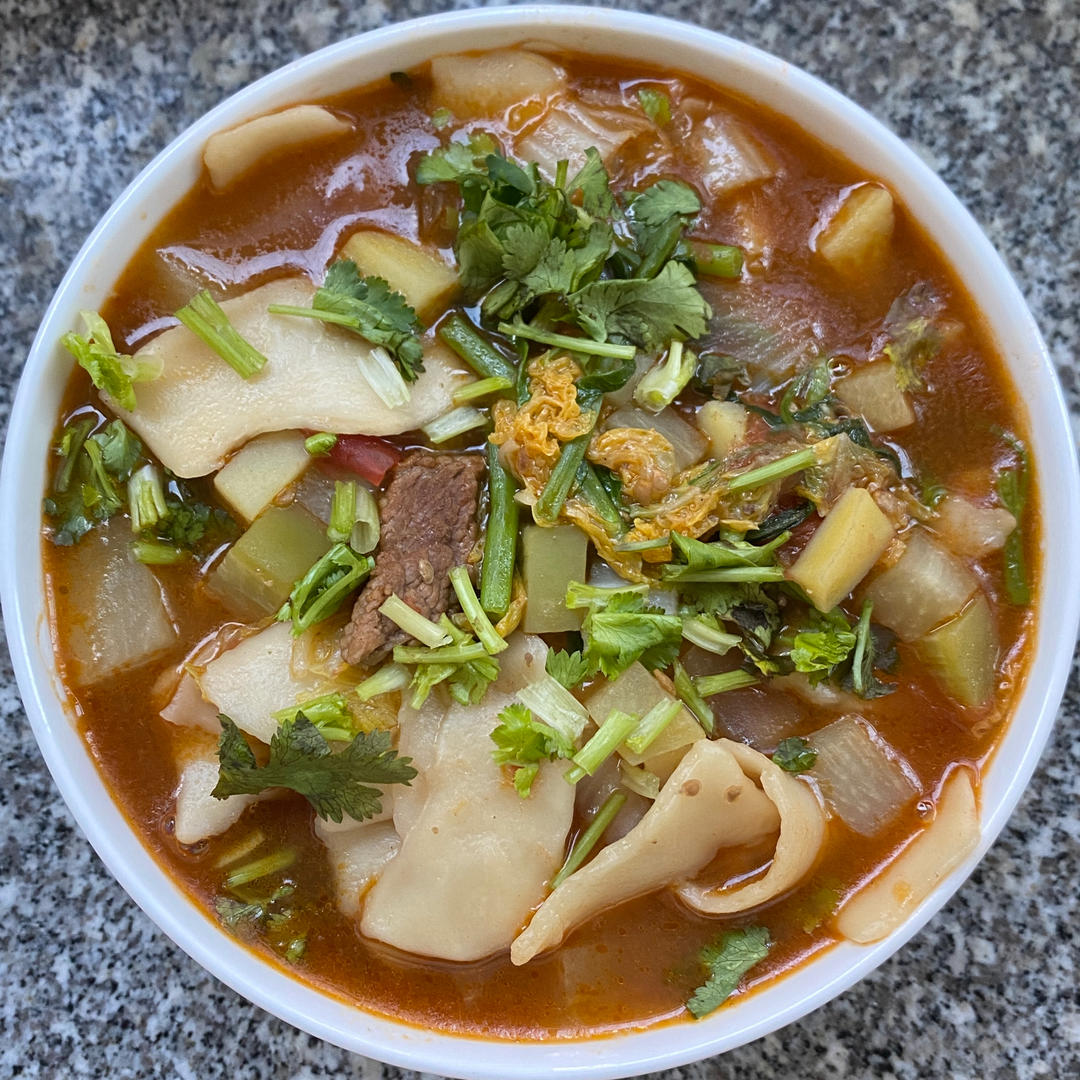 素揪片子（素汤饭）