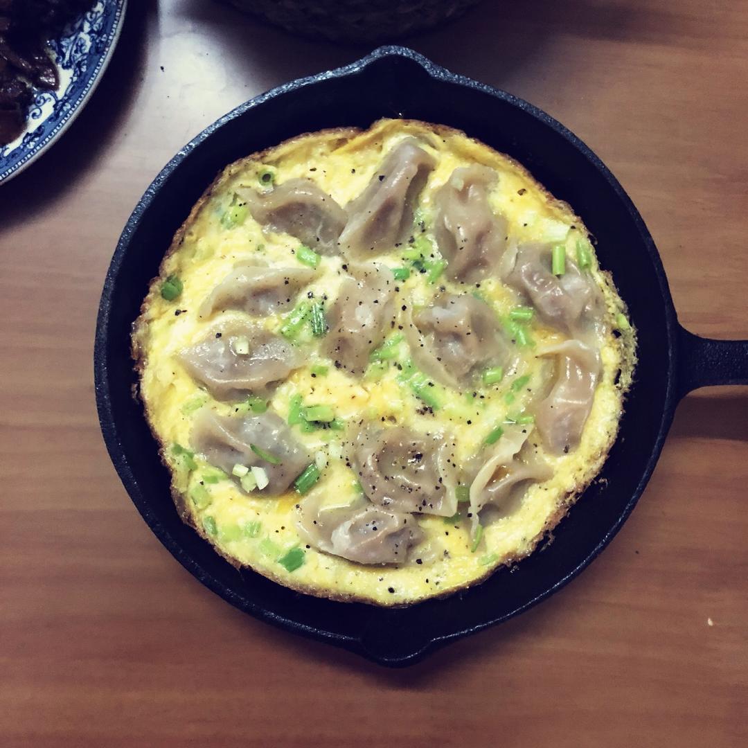 懒人快手抱蛋煎饺