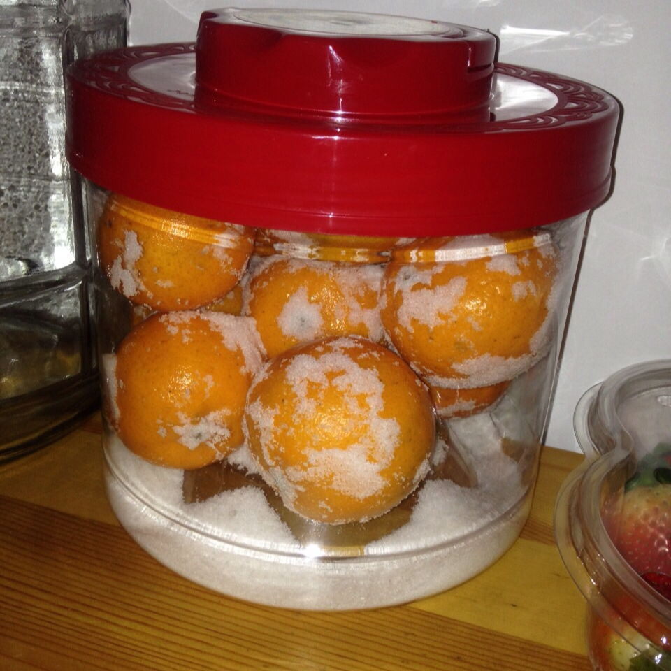 农秋燕做的腌咸柑橘